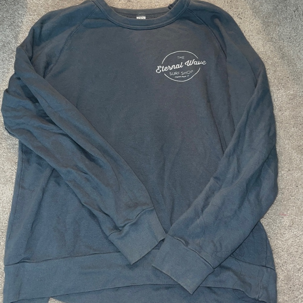 Eternal Wave Surf Shop Sweatshirt Pullover Small lightweight
